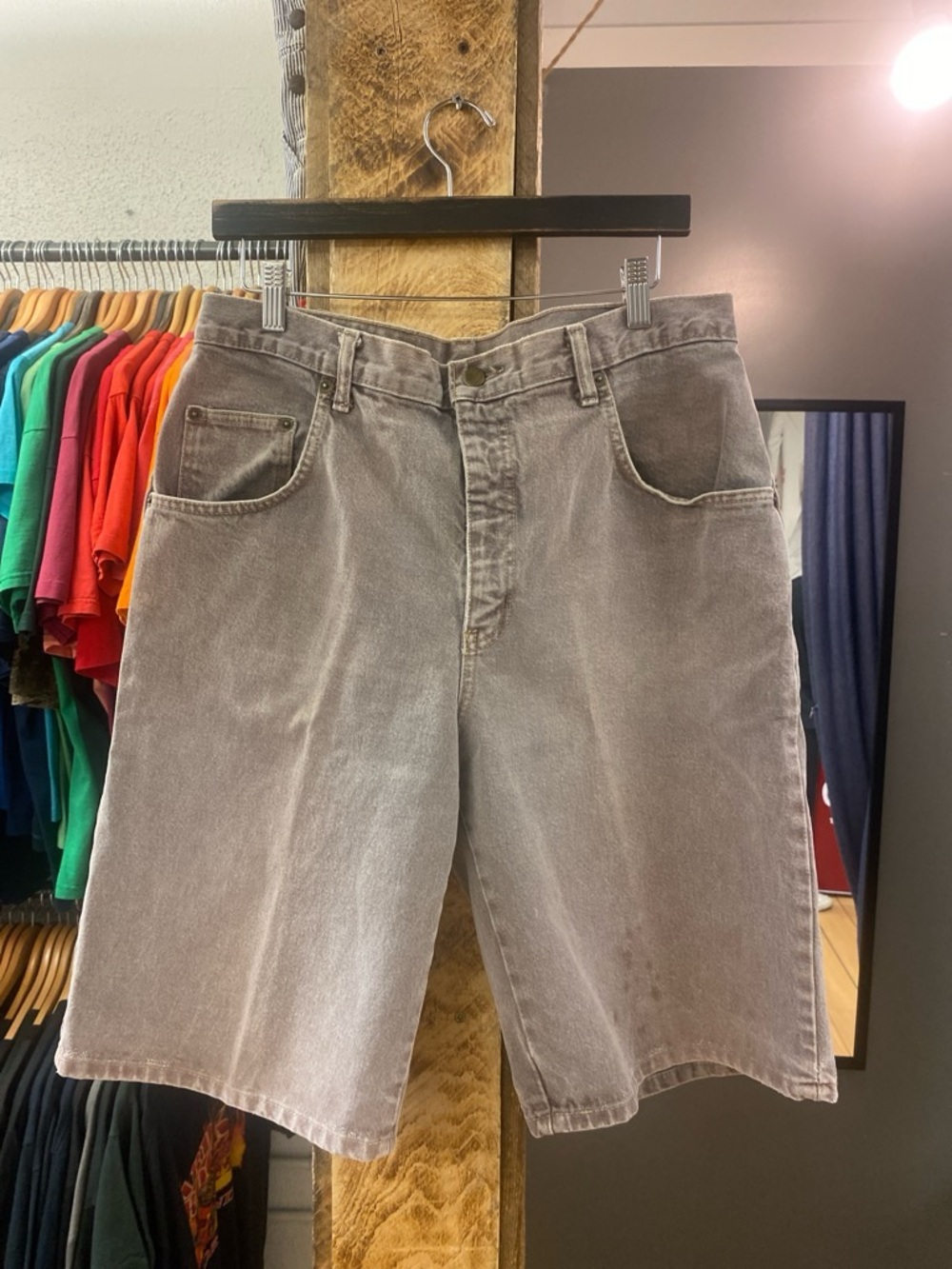 Vintage Lemans Lavender Jean Shorts
